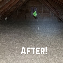 Attic Re-Insulated